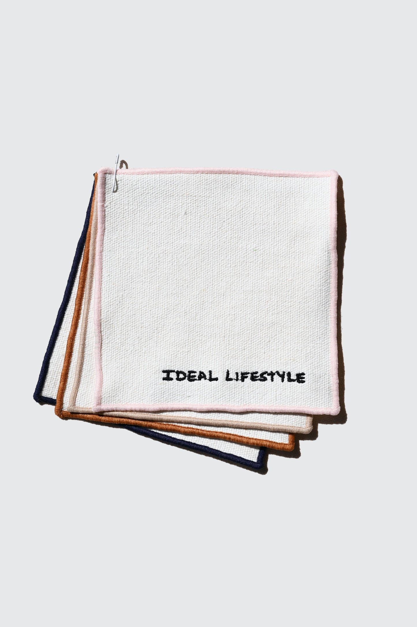 Ideal Lifestyle Embroidered Coasters – Set of 4